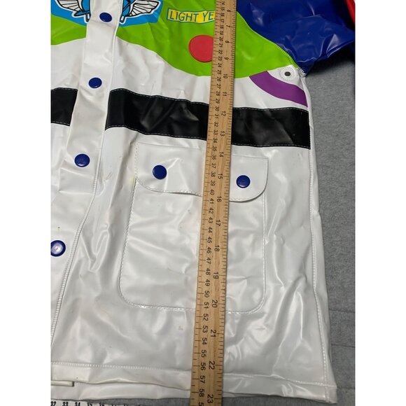 Buzz Lightyear-Themed Kids Vinyl Raincoat Jacket Disney Store Size 6 8 - Picture 9 of 13